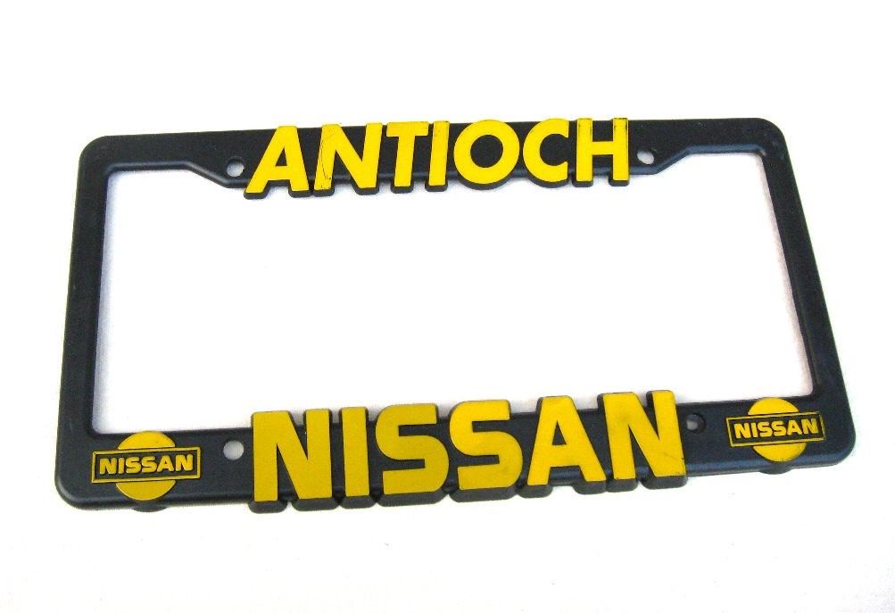Antioch Dealership License Plate Frame - Fits Nissan 300ZX Z32 240SX S14 Maxima