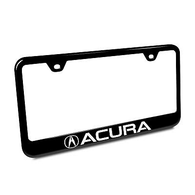 Acura Black Stainless Steel License Plate Frame