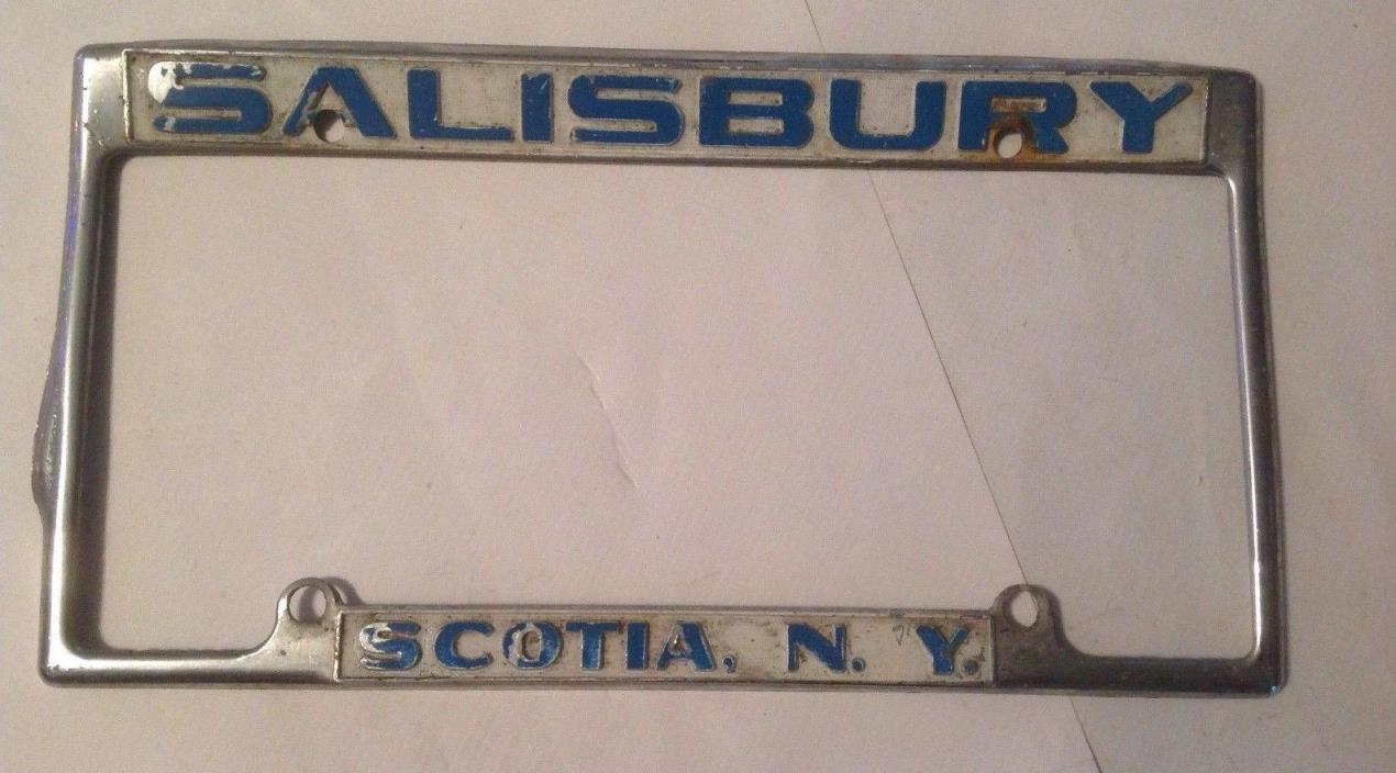 Dealer License Plate Frame Salisbury Scotia NY