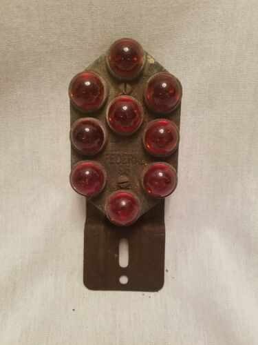 Antique Vintage Federal 95 Cats Eye Marbles Jewel Reflector Hot Rat Rod NO Res