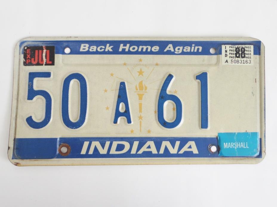 *pick any one* Vintage Indiana License Plate *You pick*