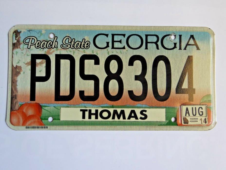 *Pick one* Georgia PEACH License Plate *You Pick*
