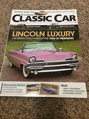 HEMMINGS Classic Car Magazine - 1956 - 57 Lincoln Premieres 1960 Olds   Jan 2012