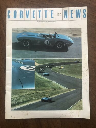 Vintage 1965 Corvette News Magazine Vol. 9 No. 2 Chevrolet Chevy Rare HTF