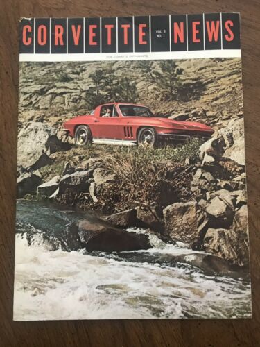 Vintage 1965 Corvette News Magazine Vol. 9 No. 1 Chevrolet Chevy Rare HTF