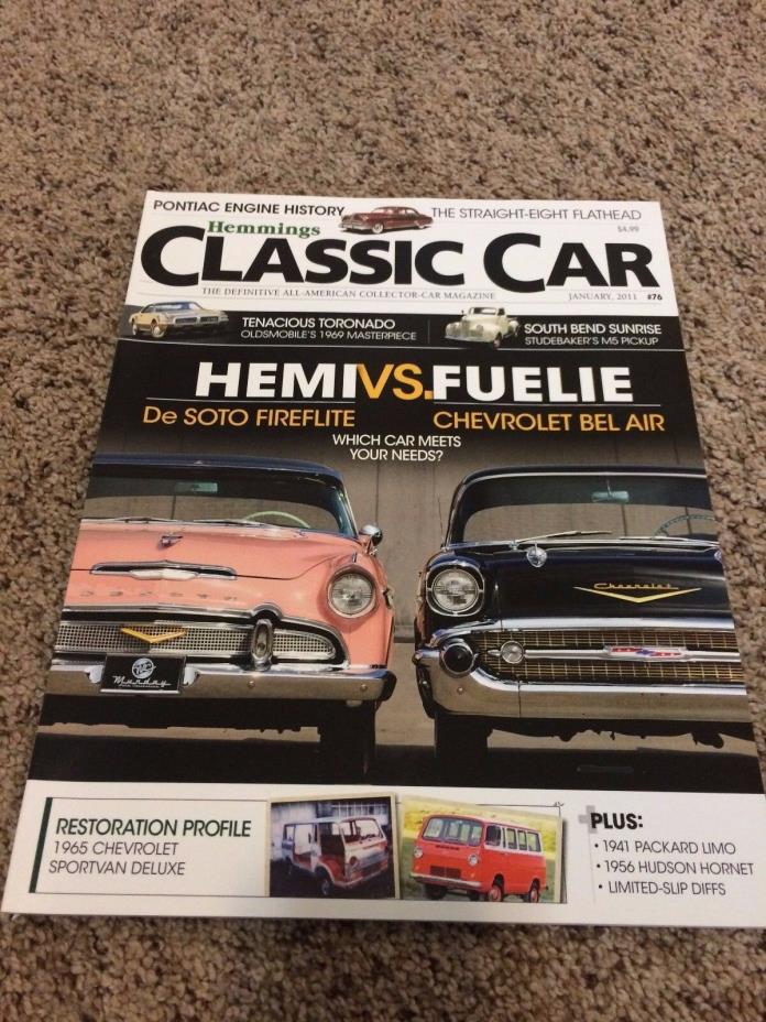 HEMMINGS Classic Car Magazine - Hemi vs Fuelie De Soto Chevy Bel Air - Jan 2011