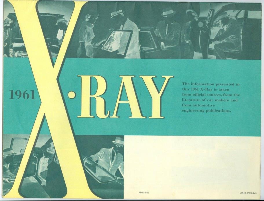 1961 X Ray Magazine Compares Many American Made Compact Cars, 24 Pages