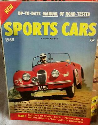 Vintage 1955 Sports Cars Road Tested Manual / A Hillman Publication