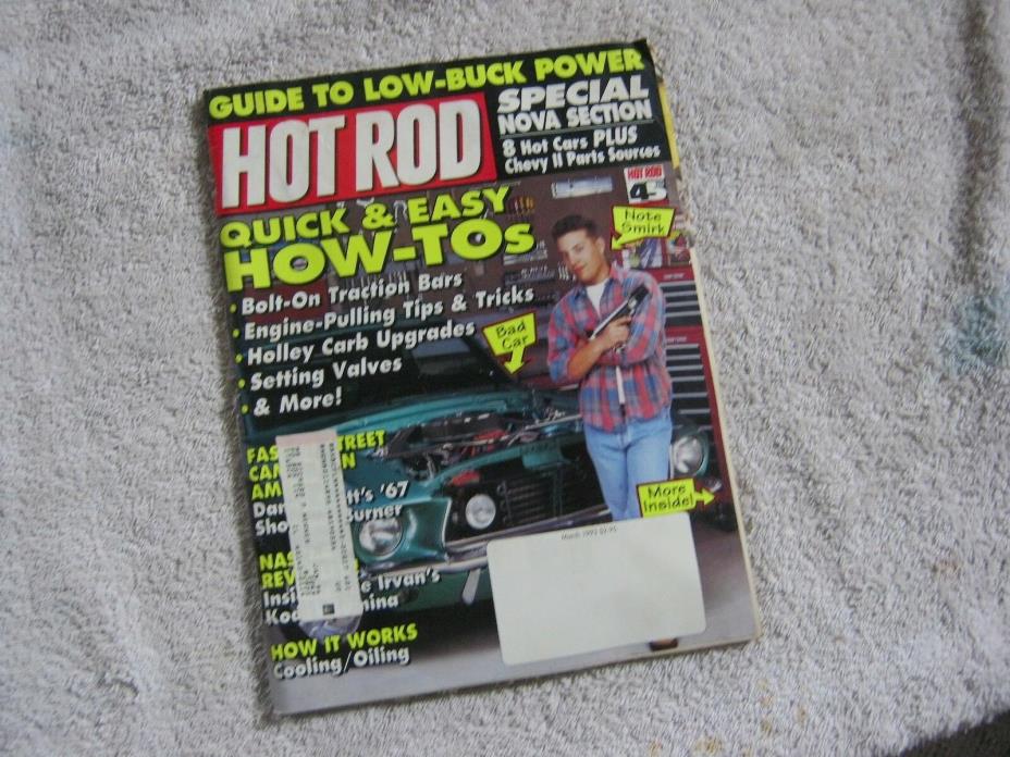 Hot Rod Magazine   March 1993