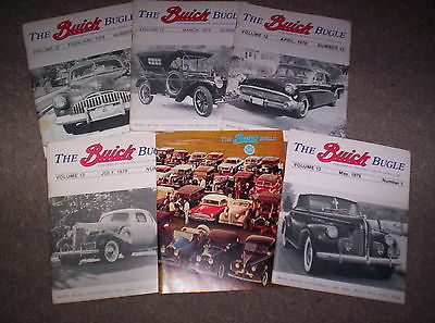Vintage Buick Magazine The Buick Bugle 1978 Lot of 6 Volume 12 & 13 Nice!