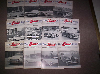 Vintage Buick Magazine The Buick Bugle 1977 Lot of 12 Volume 11 & 12 Nice!