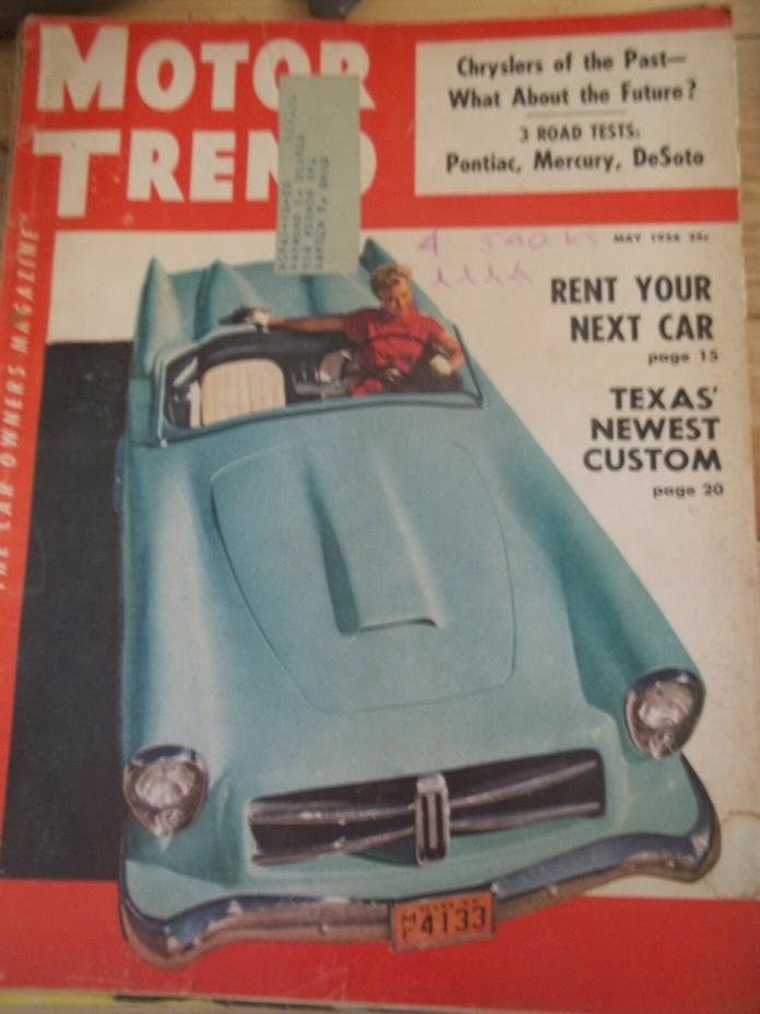 Motor Trend may  1956 DeSoto Mercury Pontiac Chrysler