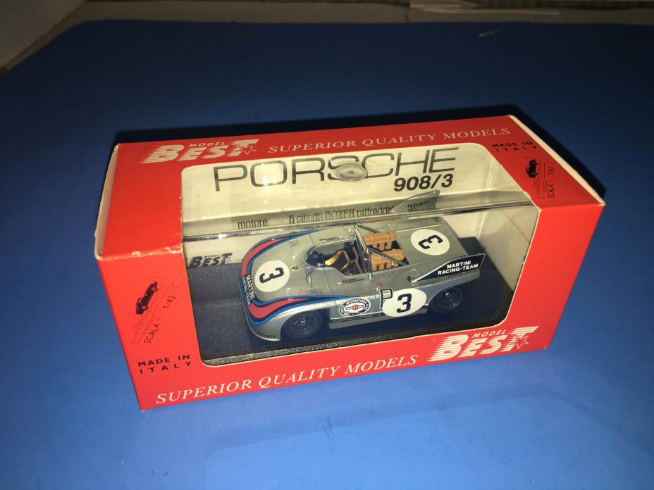 1/43 Diecast Italy Best Models #9071 Porsche 908/3 Nurburgring 1971 #3 Elford