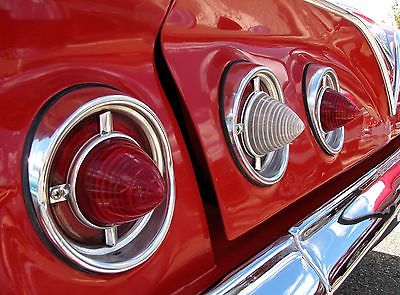 8 x 10 framed photo, classic red car tail lights, grease monkey,black frame ,NEW