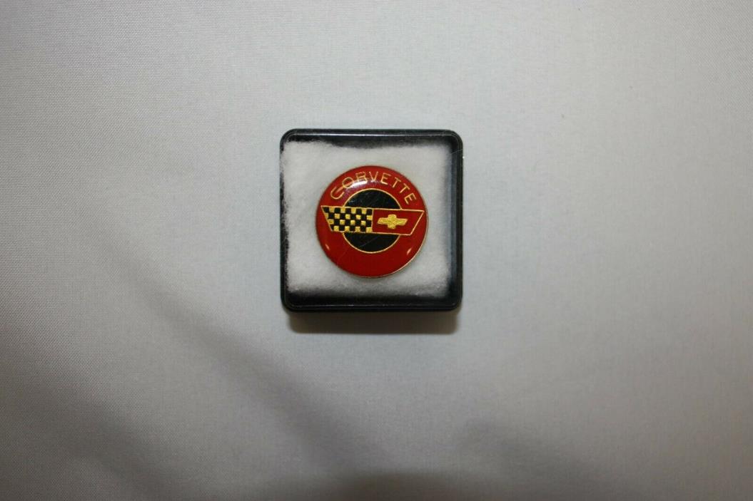 Corvette C4  C 4 emblem - hat pin , hatpin , lapel pin , tie tac  GIFT BOXED