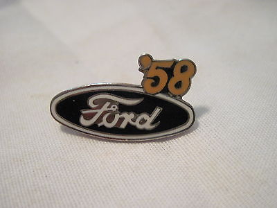 1958  FORD  OVAL YEAR LOGO  HAT PIN,LAPEL PIN