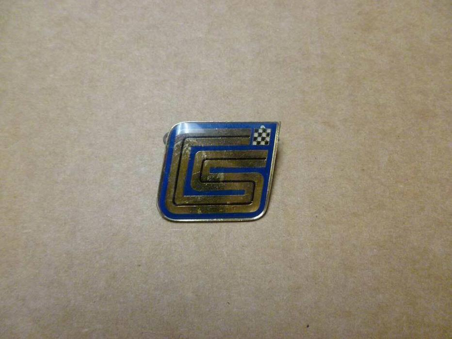 Vintage Carroll Shelby CS logo Lapel Pin