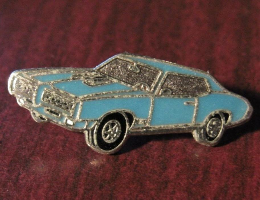 Vintage Pontiac GTO Hat Lapel Pin - Blue