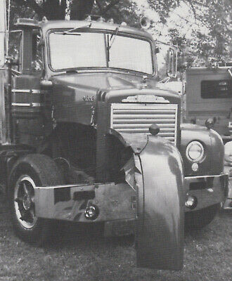 Mack with the swing out fenders trailers   8X10 Reprint poster / photo