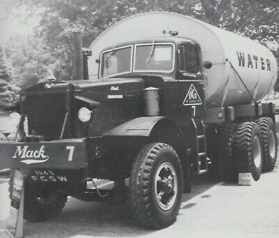 Mack Water Tank Truck   8X10 Reprint poster / photo