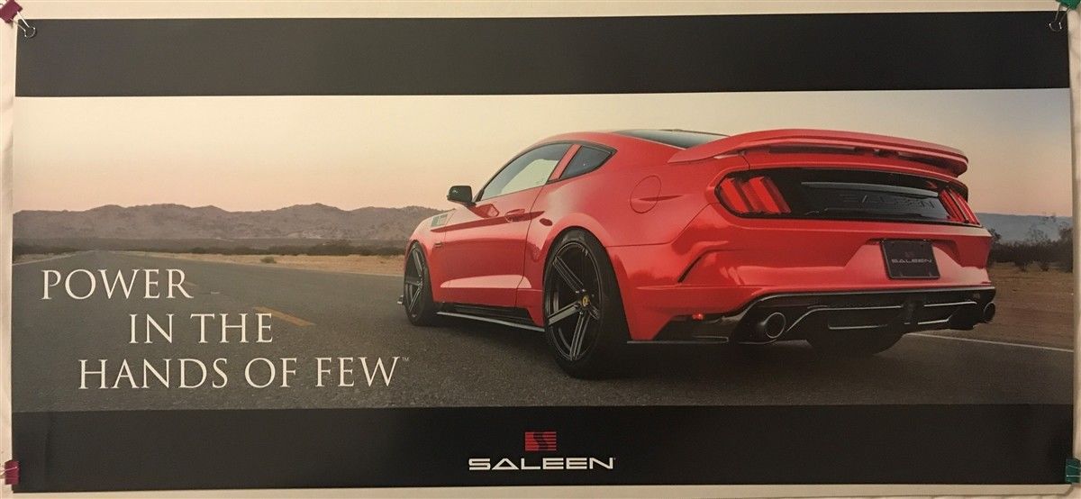 Saleen Mustang Power In The Hands Of Few 36 X 16 Poster
