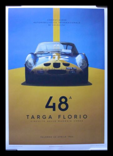 FERRARI 250 GTO 1964 Targa Florio XL Fine Art Print Poster S/N LAST ONE OOP