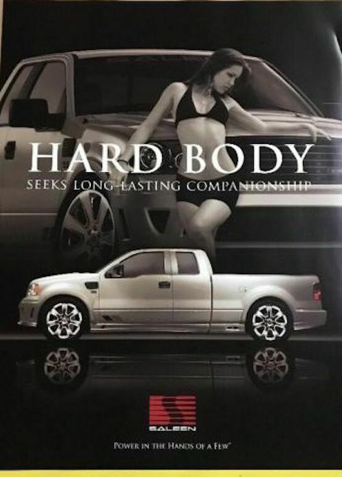 Saleen S331 Poster Hard Body Seeks Long Lasting Companionship 24x36 - Garage Art