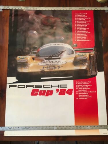Porsche Cup ‘84 Poster.