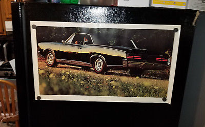 1967 PONTIAC THE GREAT ONE GTO SPORTS COUPE DEALER POSTER ''24X13 3/4''