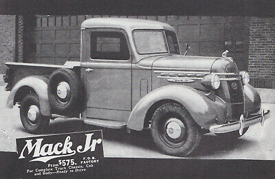 1937 Mack Truck   8X10 Reprint poster / photo