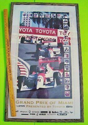 ORIGINAL 1995 MIAMI GRAND PRIX RACE POSTER 25