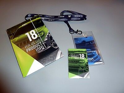 2018 FCA Fiat Chysler Automobiles USB Press kit with lanyard - Nice!  (green)