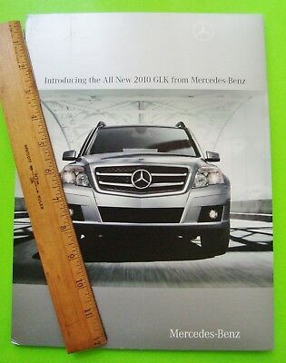 Huge 2010 Mercedes GLK-Class DEALER LAUNCH KIT IN PORTFOLIO 12 Ad Proofs + CD