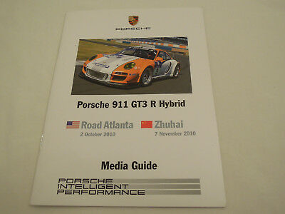 Porsche 911 GT3 R Hybrid Press Media Information Kit 2010, Ships from USA