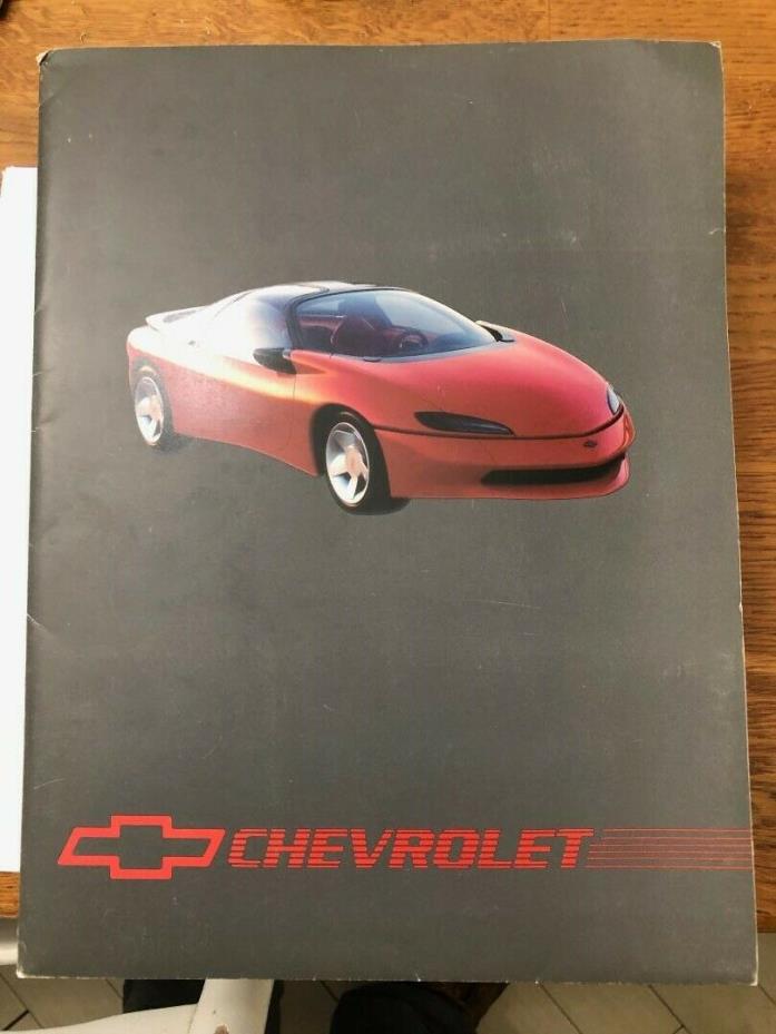 ORIGINAL1990 Chevrolet Concept IROCz Camaro Press Kit Media Release PHOTO LINEUP