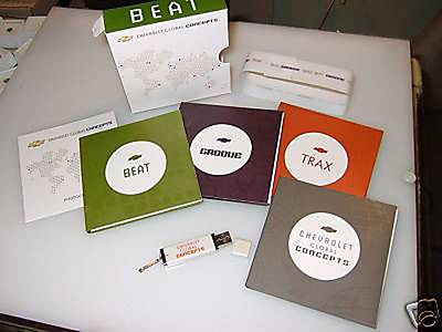 2007 Chevrolet Global Concepts Press Kit with Flash Drive - Nice!!!