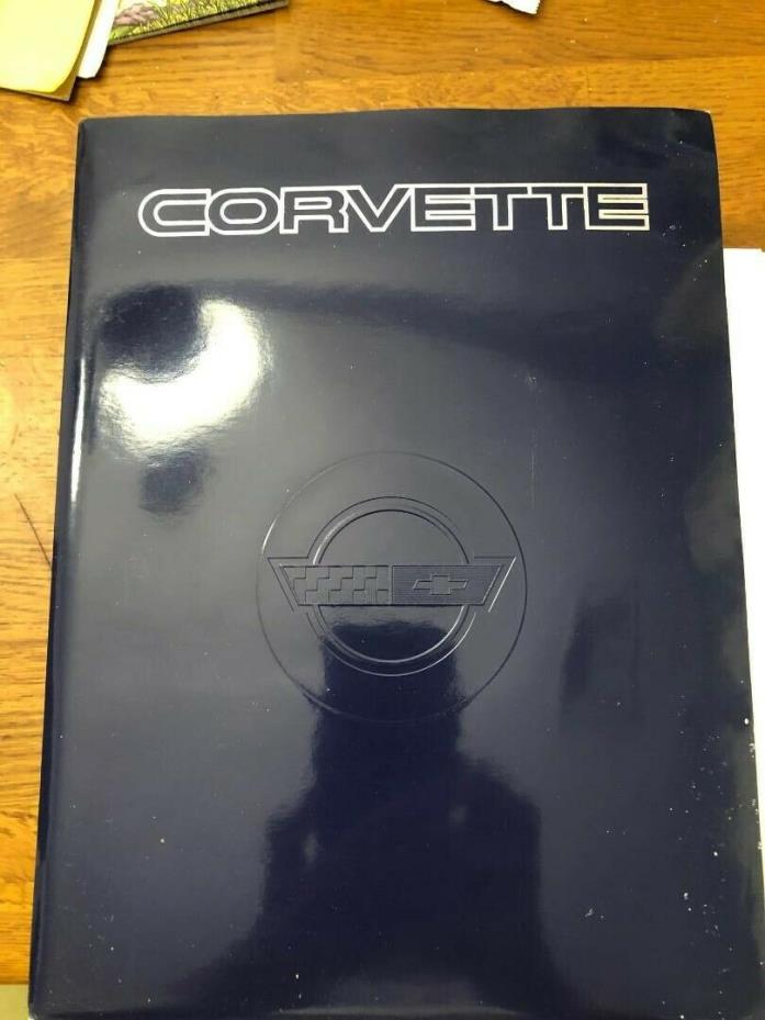 ORIGINAL 1988 Chevrolet Corvette Press Kit Media Release PHOTO LINEUP