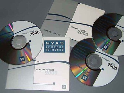 2000 General Motors Concept Car CD Press kit