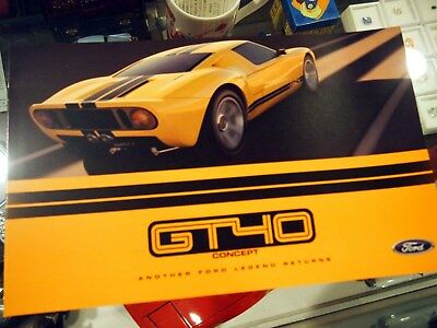 Ford GT40 Concept Car brochure - extremely rare!!