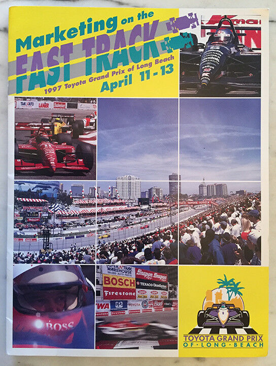 Toyota Long Beach Grand Prix Media Press Kit 1997PPG Cart World Series Indy Car