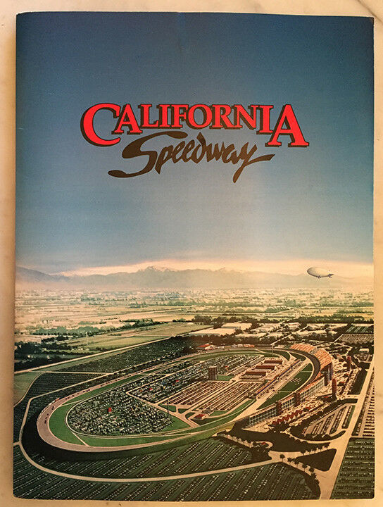 Rare California Speedway Fontana Media Press Kit 1996 NASCAR Indy Car