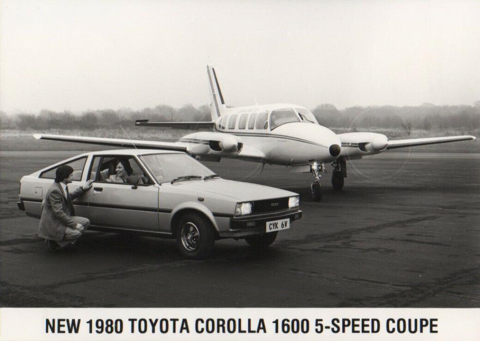 Mk4 Toyota Corolla 1600 5-Speed Coupe (E70) Period Press Photograph - 1980