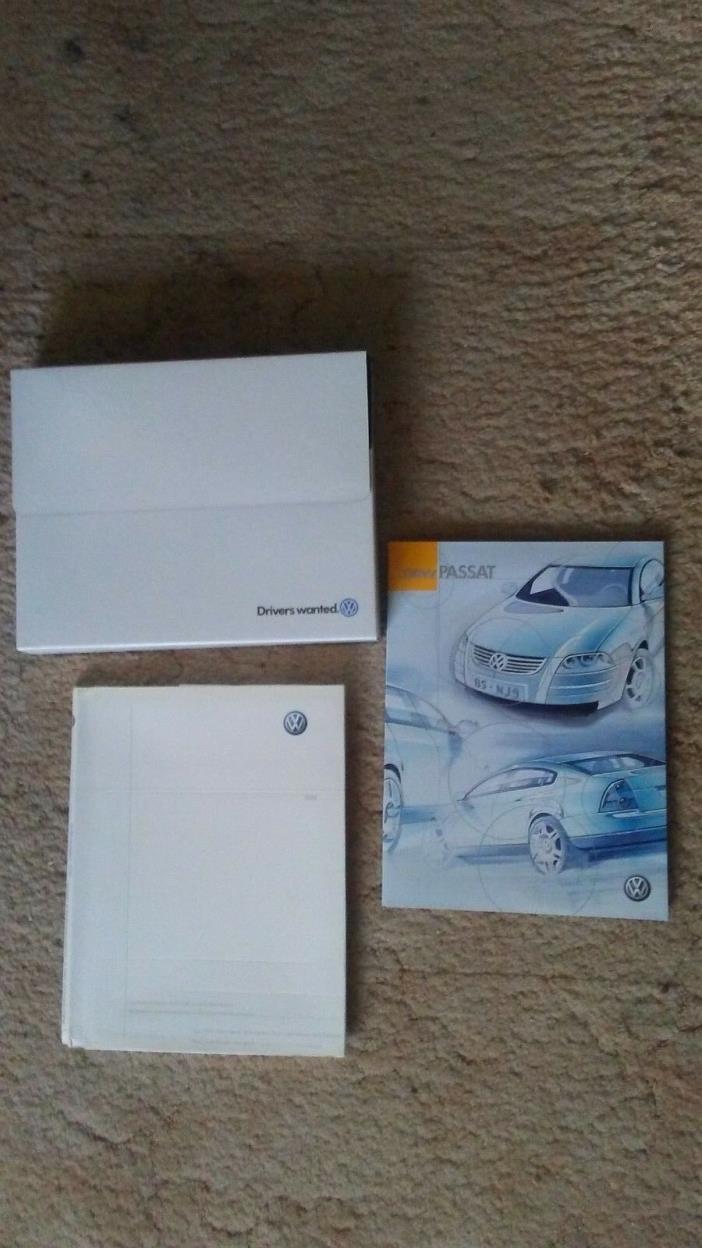 Various Volkswagen VW Auto Show Press Kits from 2000 & 2001