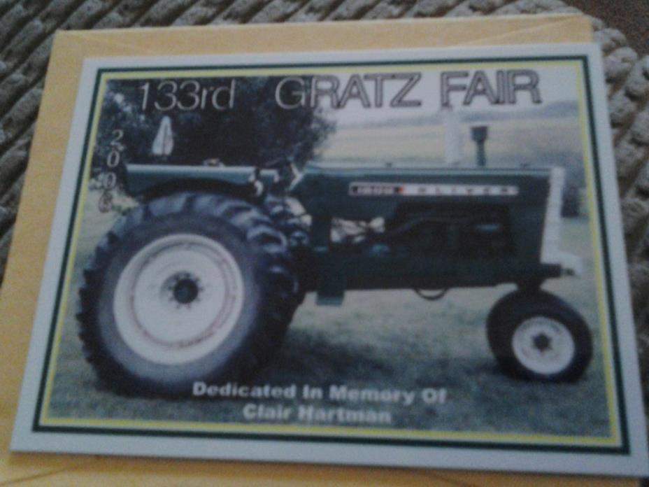 133rd Gratz Area Antique Machinery Association Dash Plaque 2006