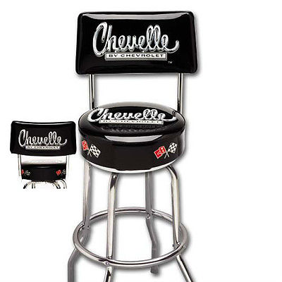 Chevy Chevrolet Chevelle Bar Stool Stools with Backrest