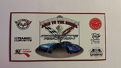 CORVETTE REUNION BACK TO THE BRICKS OFFICIAL DASH PLAQUE 2015 C7 STINGRAY  *NEW*