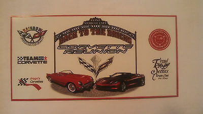 CORVETTE REUNION BACK TO THE BRICKS OFFICIAL DASH PLAQUE 2014 C7 STINGRAY  *NEW*