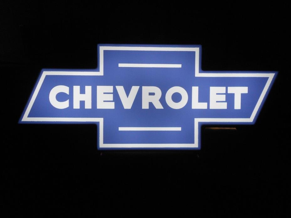 Chevy Bowtie Lighted Sign