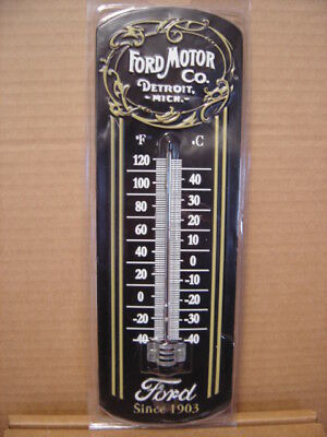 FORD MOTOR CO. DETROIT MICH. SINCE 1903 VINTAGE LOOK THERMOMETER...12