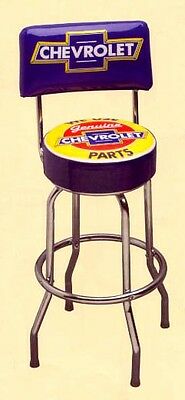 We Use Genuine Chevrolet Parts Chevy Chevrolet Bar Stool Stools with Backrest